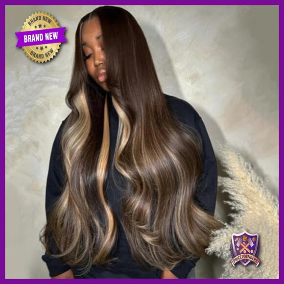 30 Inch Human Hair Lace Front Wig 13x6 Body Wave 180 Density Pre Plucked